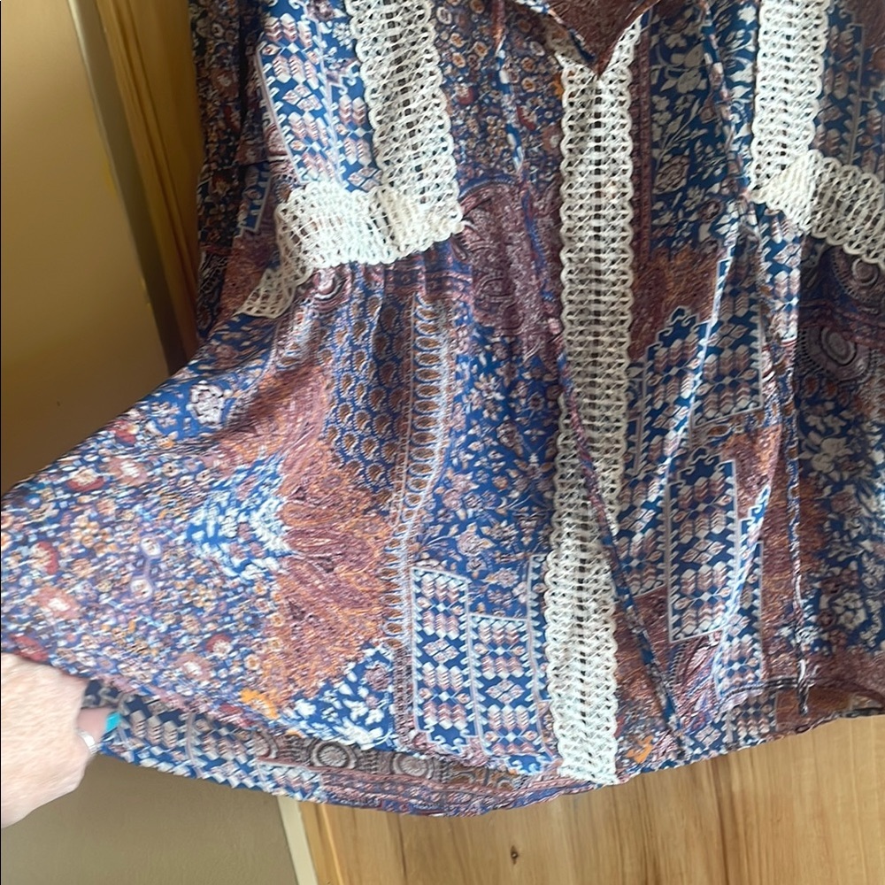 Artesia Multicolor Bohemian Top‎ - Picture 4 of 6